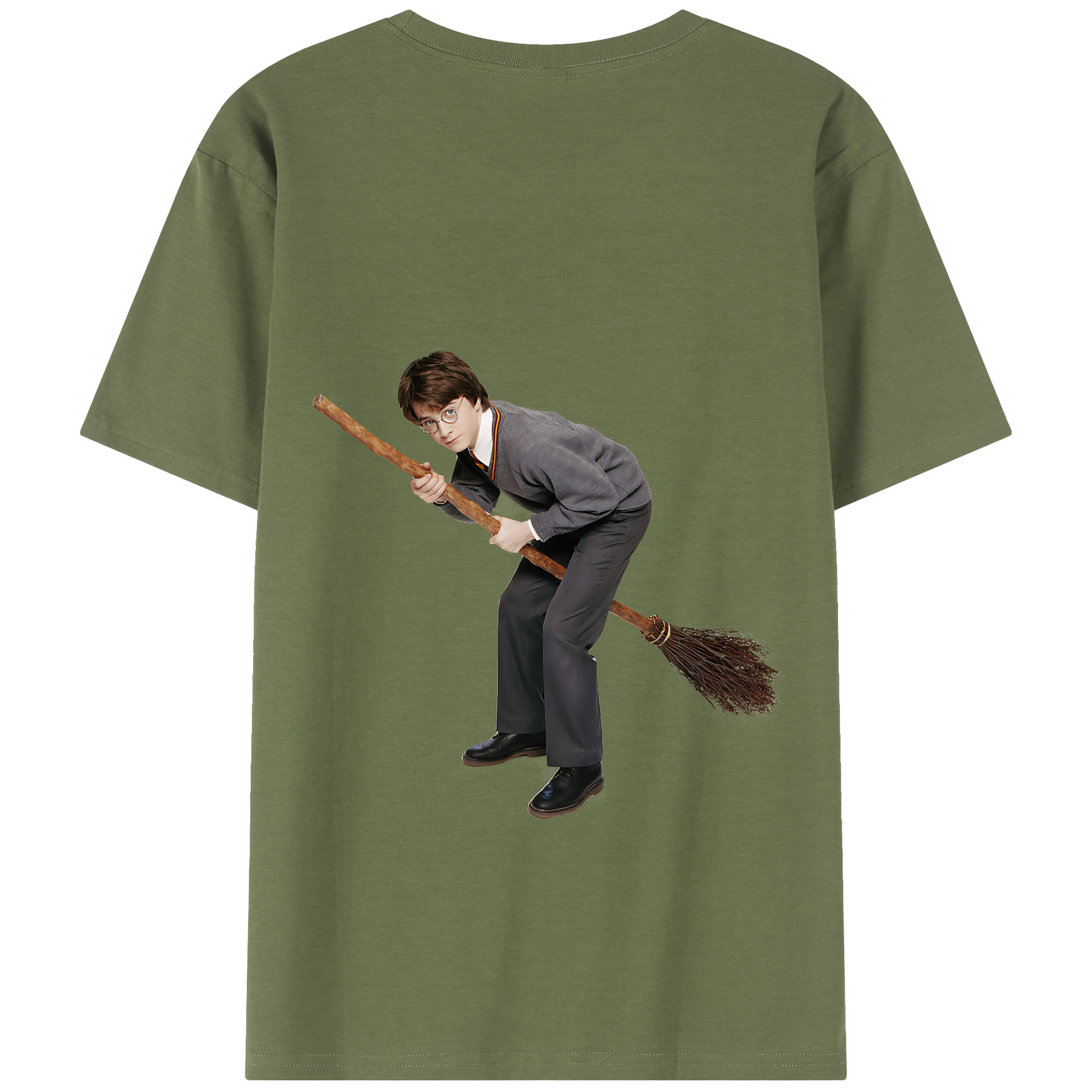 （画像用） Harry Potter ハリー・ポッターシリーズ 綿100％半袖Tシャツ（背面プリント）